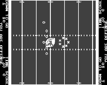 Atari Football (revision 2) screen shot game playing